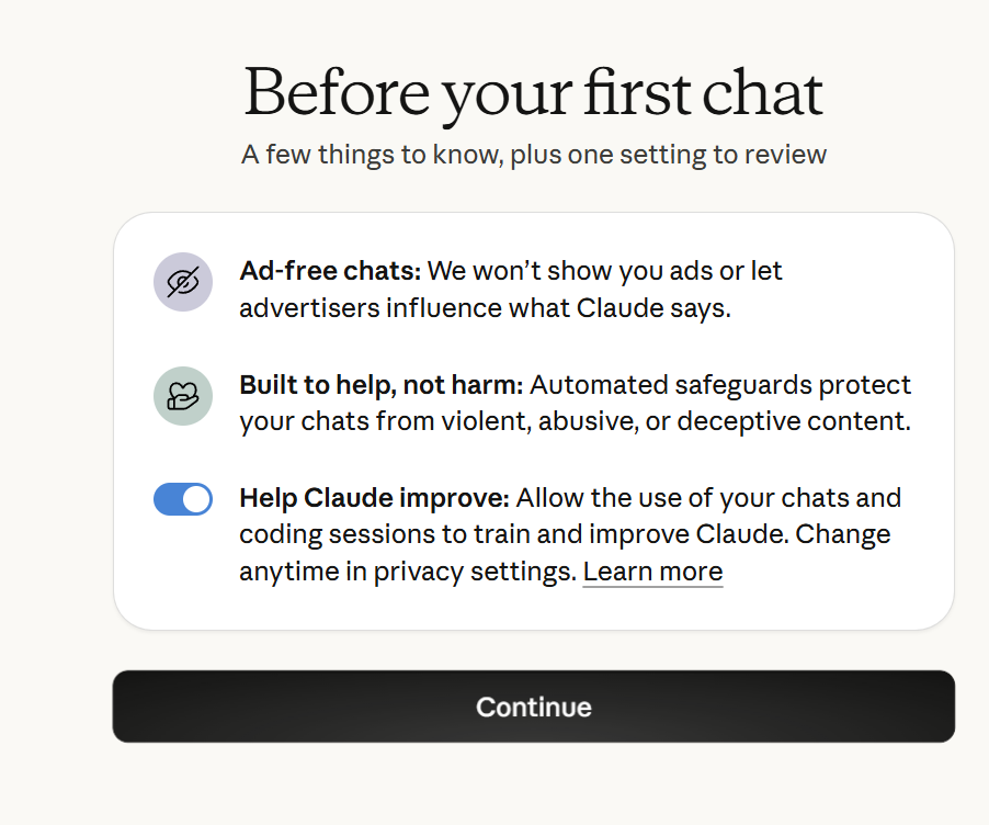 开始 Claude 对话
